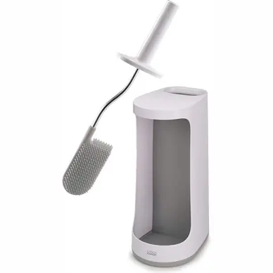 Brosse WC Joseph Joseph Badkamer Flex Store avec Support Extra-Large Blanc Gris Must-Have